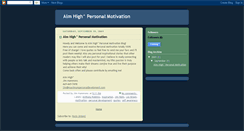 Desktop Screenshot of aimhighmotivation.blogspot.com