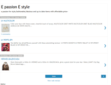 Tablet Screenshot of epassionestyle.blogspot.com