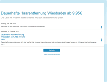 Tablet Screenshot of haarentfernung-wiesbaden.blogspot.com