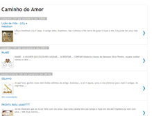 Tablet Screenshot of caminhonoamor.blogspot.com