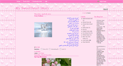 Desktop Screenshot of my-sweetheart-diary.blogspot.com