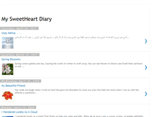 Tablet Screenshot of my-sweetheart-diary.blogspot.com