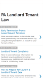 Mobile Screenshot of palandlordtenantlaw.blogspot.com