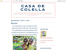 Tablet Screenshot of casadecolella.blogspot.com