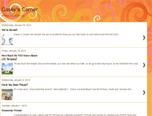 Tablet Screenshot of caseysbookcorner.blogspot.com