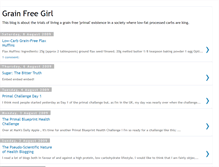 Tablet Screenshot of grainfreegirl.blogspot.com