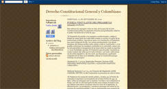 Desktop Screenshot of derechoconstitucional2.blogspot.com