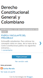 Mobile Screenshot of derechoconstitucional2.blogspot.com