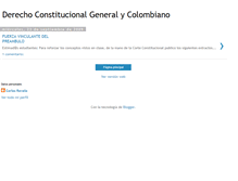 Tablet Screenshot of derechoconstitucional2.blogspot.com