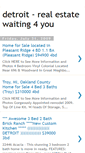 Mobile Screenshot of det-detroit-realestatewaiting4you.blogspot.com