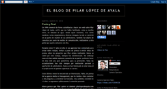 Desktop Screenshot of pilarlopezdeayala.blogspot.com