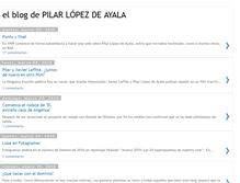 Tablet Screenshot of pilarlopezdeayala.blogspot.com