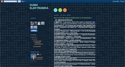 Desktop Screenshot of info-dunia-elektronika.blogspot.com