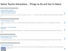 Tablet Screenshot of mainetouristattractions.blogspot.com