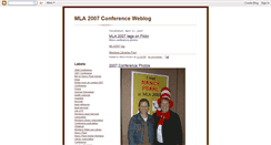 Desktop Screenshot of mla-conference.blogspot.com