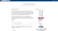Desktop Screenshot of indibloggers.blogspot.com