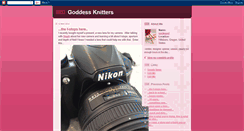 Desktop Screenshot of goddessknitters.blogspot.com