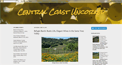 Desktop Screenshot of centralcoastuncorked.blogspot.com