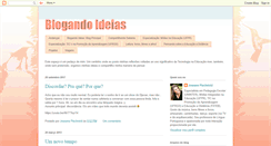 Desktop Screenshot of blogandoideias.blogspot.com