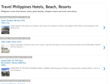 Tablet Screenshot of philippinehotelsandresorts.blogspot.com