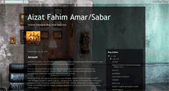 Desktop Screenshot of aizatarissabar.blogspot.com