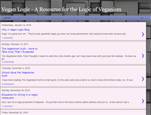 Tablet Screenshot of logicalveganism.blogspot.com