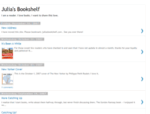 Tablet Screenshot of juliasbookshelf.blogspot.com