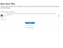 Tablet Screenshot of bestpartypills.blogspot.com