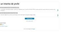 Tablet Screenshot of laura-unintentodeprofe.blogspot.com