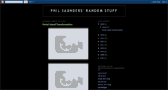 Desktop Screenshot of philsaunders.blogspot.com