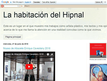 Tablet Screenshot of lahabitaciondelhipnal.blogspot.com