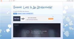 Desktop Screenshot of jimmylifeadventure.blogspot.com