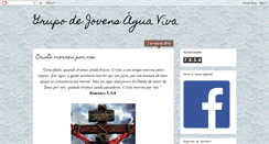Desktop Screenshot of grupodejovensaguaviva.blogspot.com
