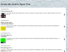 Tablet Screenshot of grupodejovensaguaviva.blogspot.com