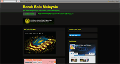 Desktop Screenshot of borakbolamalaysia.blogspot.com