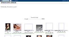 Desktop Screenshot of beautiful-angelina.blogspot.com