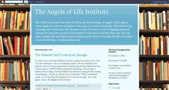 Desktop Screenshot of angelsoflifeinstitute.blogspot.com