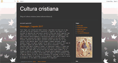 Desktop Screenshot of cultura-cristiana.blogspot.com