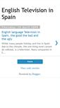 Mobile Screenshot of englishtelevisioninspain.blogspot.com