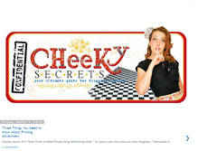 Tablet Screenshot of cheekysecrets.blogspot.com