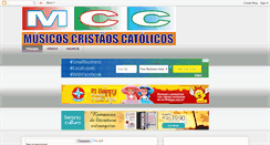 Desktop Screenshot of musicoscristaoscatolicos.blogspot.com