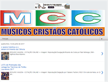 Tablet Screenshot of musicoscristaoscatolicos.blogspot.com