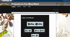 Desktop Screenshot of funmaujmasti.blogspot.com