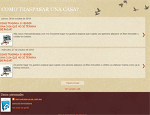 Tablet Screenshot of comotraspasarcasa.blogspot.com