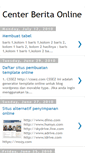 Mobile Screenshot of centerberitaonline.blogspot.com
