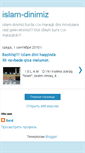 Mobile Screenshot of islam-dinimiz.blogspot.com