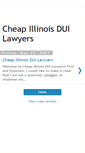 Mobile Screenshot of cheapillinoisduilawyers.blogspot.com