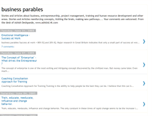 Tablet Screenshot of businessparables.blogspot.com