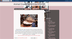 Desktop Screenshot of courtneygriffin-animalcruelty.blogspot.com