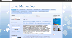 Desktop Screenshot of liviumarianpop.blogspot.com